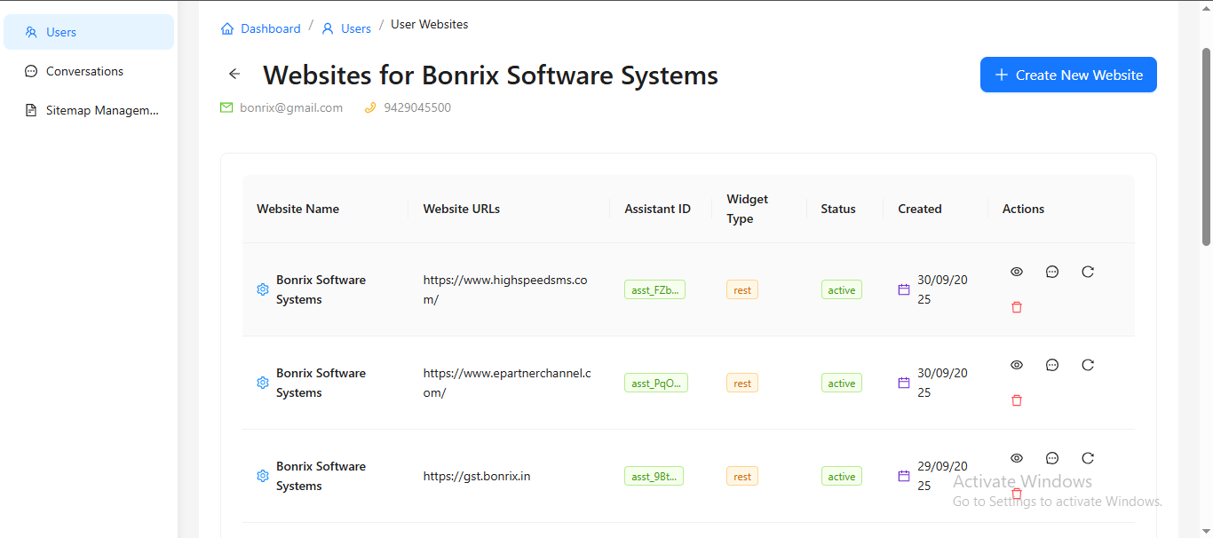 Dashboard Screenshot 4