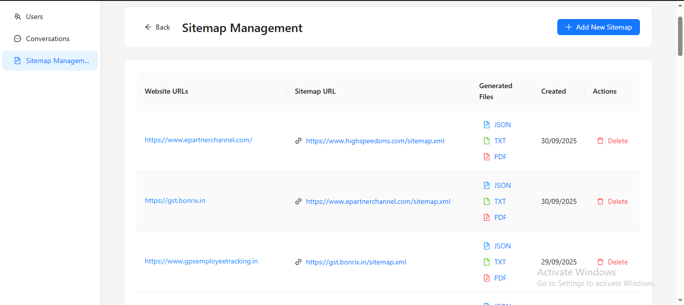 Dashboard Screenshot 6