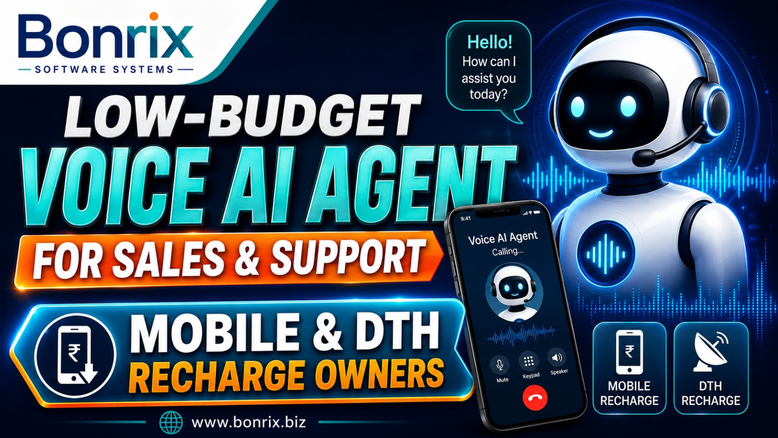 Low-Budget Voice AI Agent for Sales & Technical Support