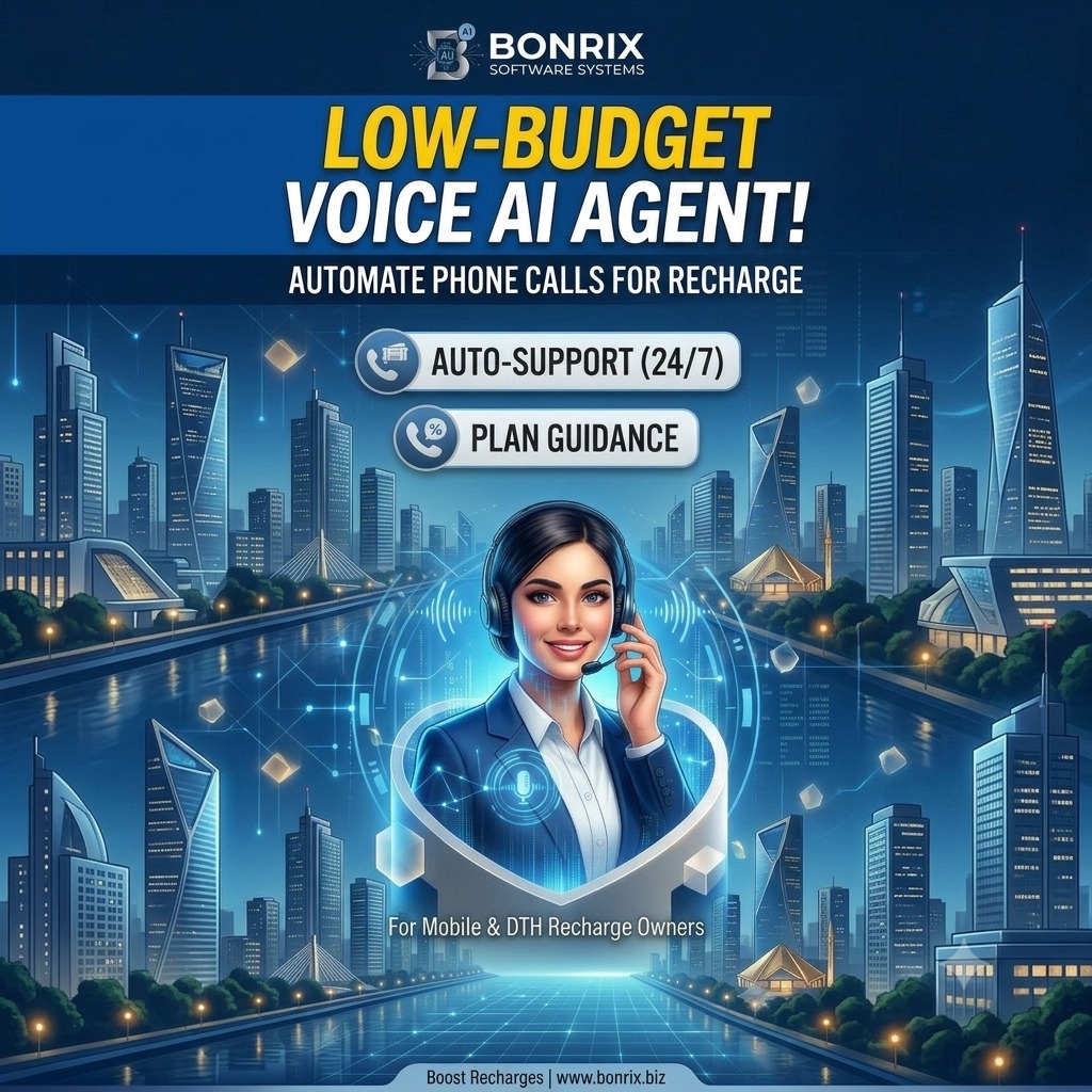 bonrix voice ai agent for sales and support