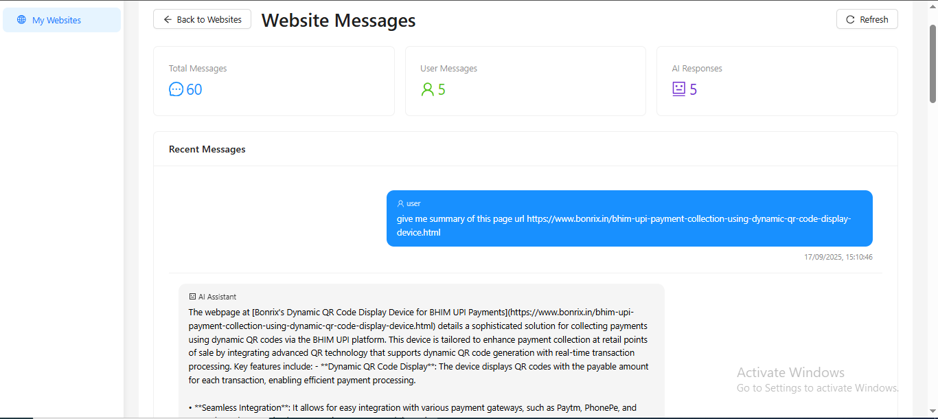 Dashboard Screenshot 2