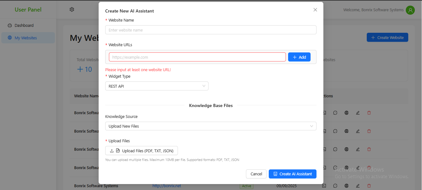 Dashboard Screenshot 5