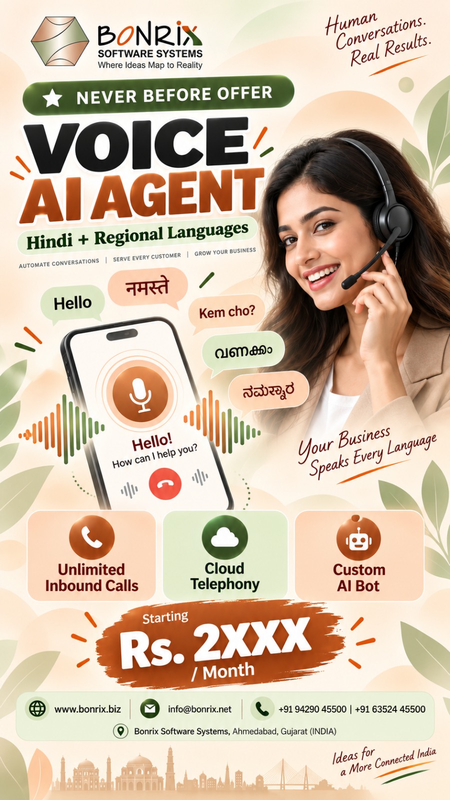 Bonrix Voice AI Agent